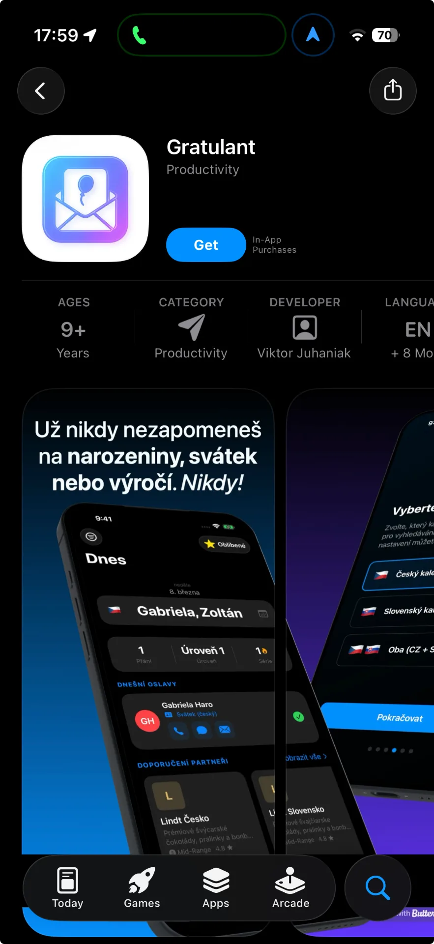 Gratulant on the App Store